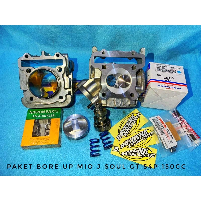 PAKET BORE UP MIO J SOUL GT 54P 150CC - BOYRENK RACING CONCEPT SURABAYA