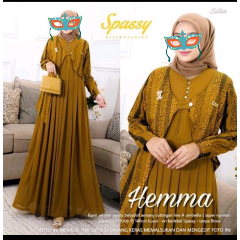 COD HEMMa DRES ORIGINAL BERLABEL SPASSY LIMITED EDITION