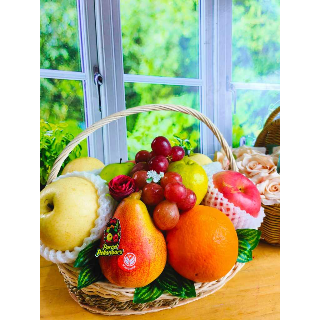 

Parcel buah pekanbaru|fruits hampers-hearty