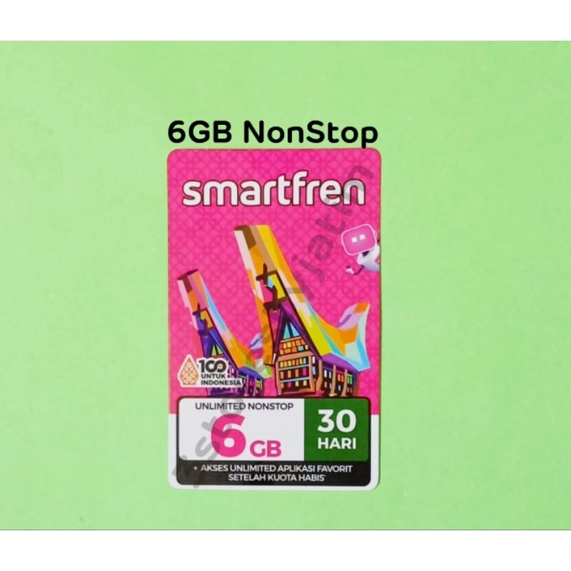 Voucher Kuota Data Smartfren 6GB NonStop