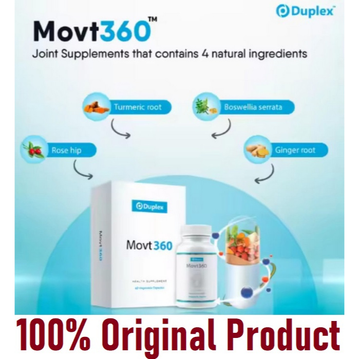 Duplex MOVT 360 MOVT360 Suplemen Kesehatan Tulang Sendi Syaraf Nadi