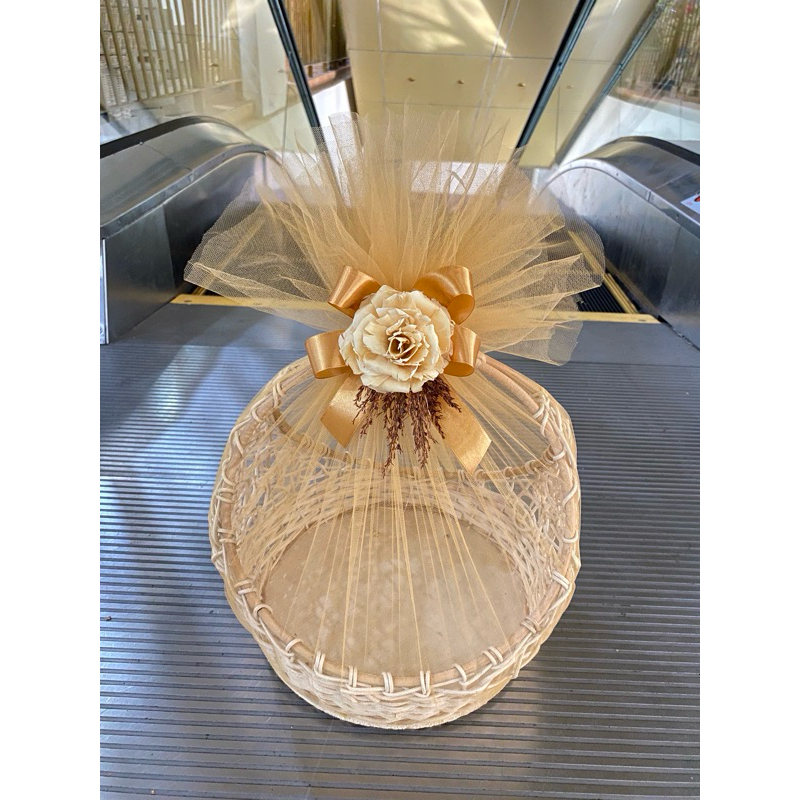 keranjang buah rotan/parcel buah/tempat makanan/parcel buah hantaran pernikahan