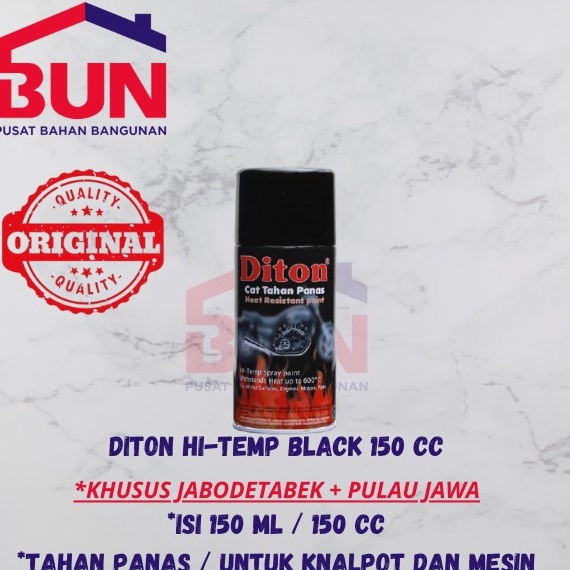 STOK TERBARU Pilox DITON Knalpot Anti Panas HiTemp Black 15cc murah kecil