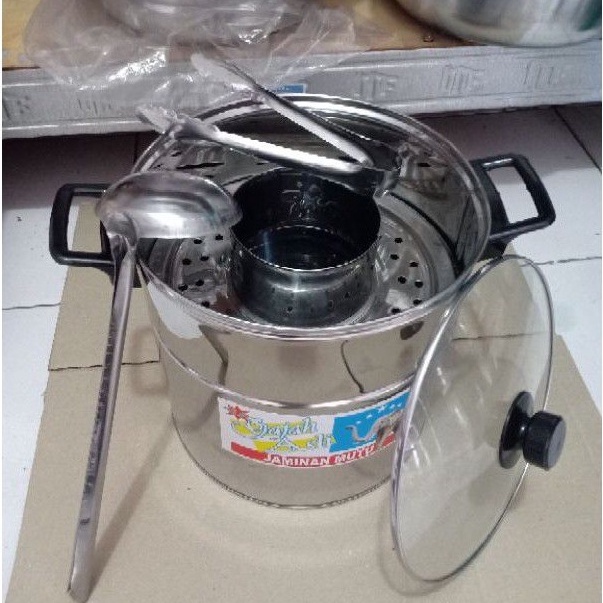 Selalu Baru dandang bakso tutup kaca 24 26