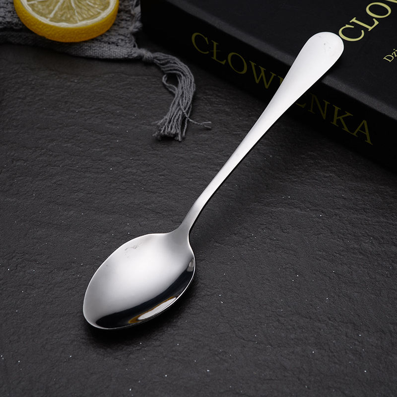 Sendok makan 1 lusin (12pcs) TEBAL / sendok makan caffe polos stainless tebal isi 12