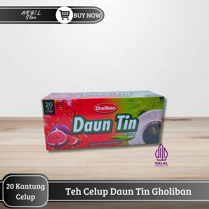 

Teh celup Herbal Daun Tin Gholiban