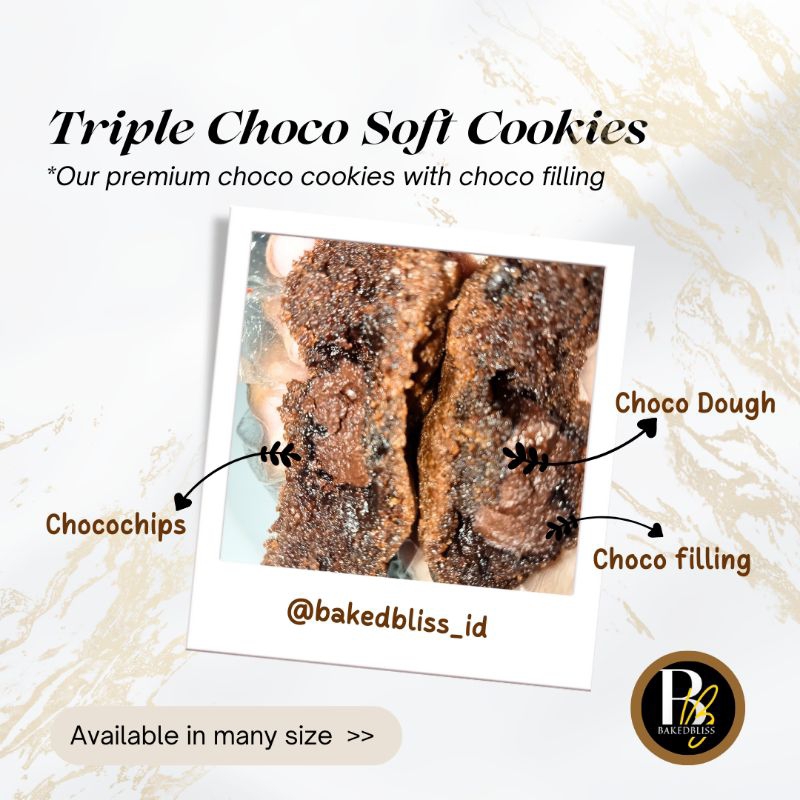 

Triple Choco Soft Baked Cookies