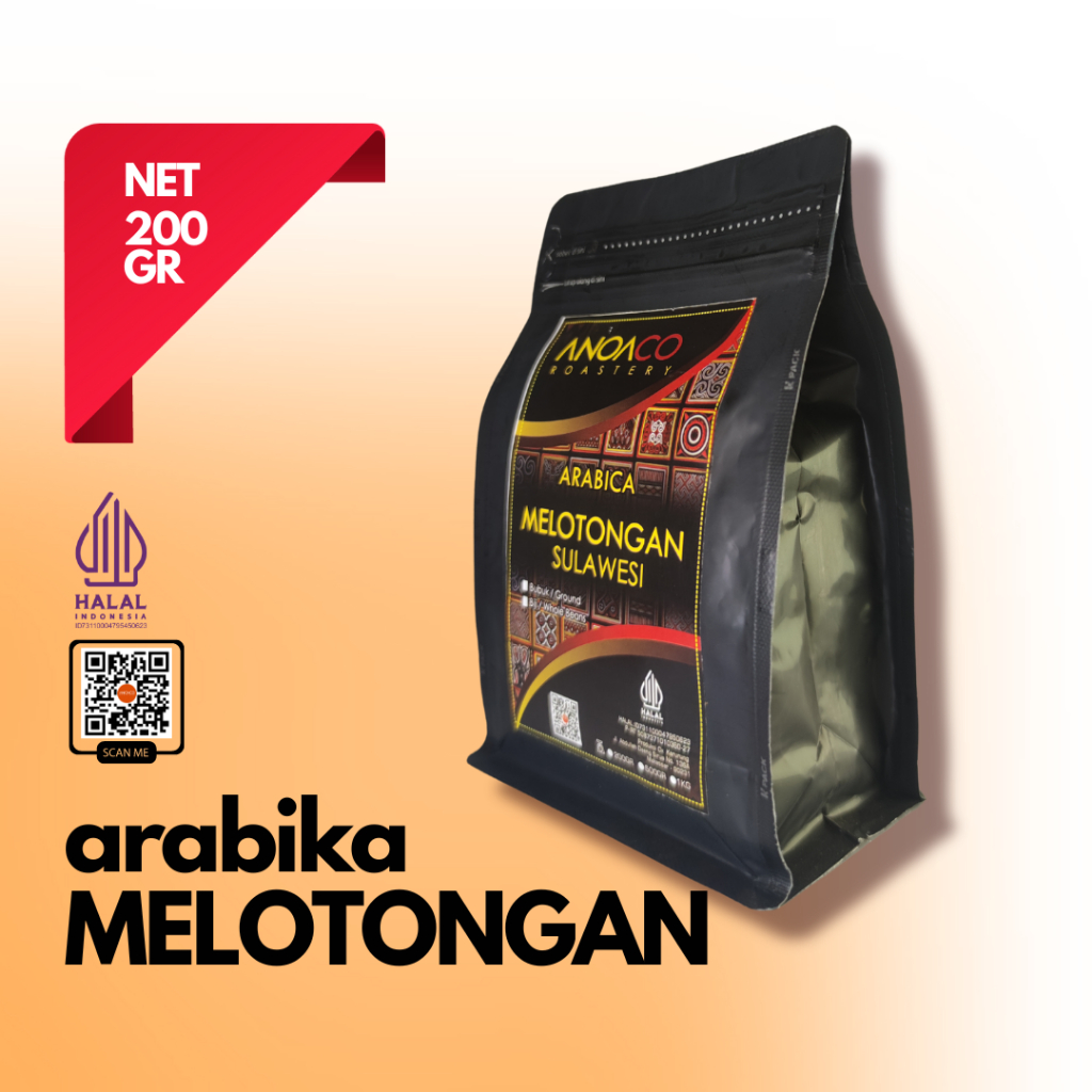 

ANOACO COFFEE ROASTERY KOPI ARABIKA TORAJA MELOTONGAN 200GR