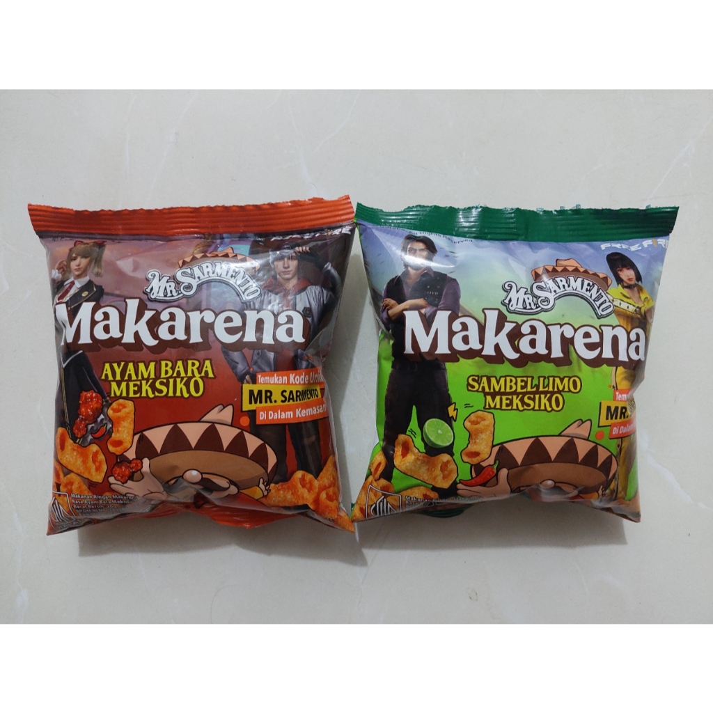 

Mr Sarmento Makarena Sambal Limo / Ayam Bara Meksiko 20gr