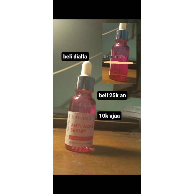 prelov skincare serum hanasui acne