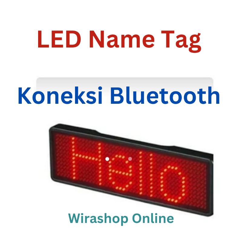 

LED Name Tag Bluetooth