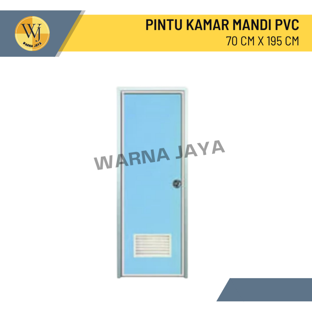 Pintu Kamar Mandi PVC / Pintu Toilet PVC / Pintu Plastik