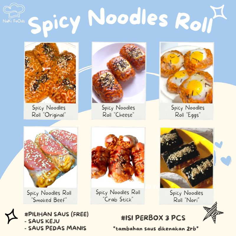 

SPICY NOODLES ROLL ISI 3