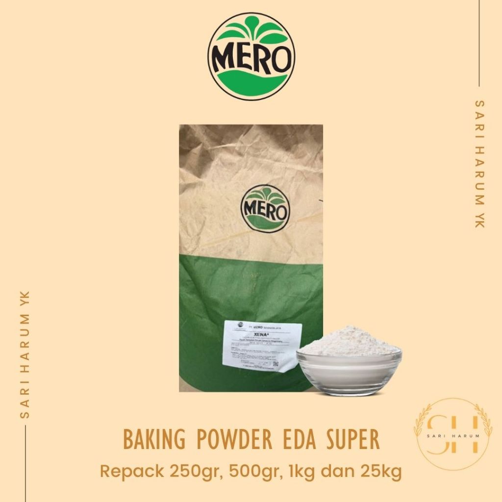 

Baking powder Extra Double Acting (super) | Mero | pengembang kue | 250gr