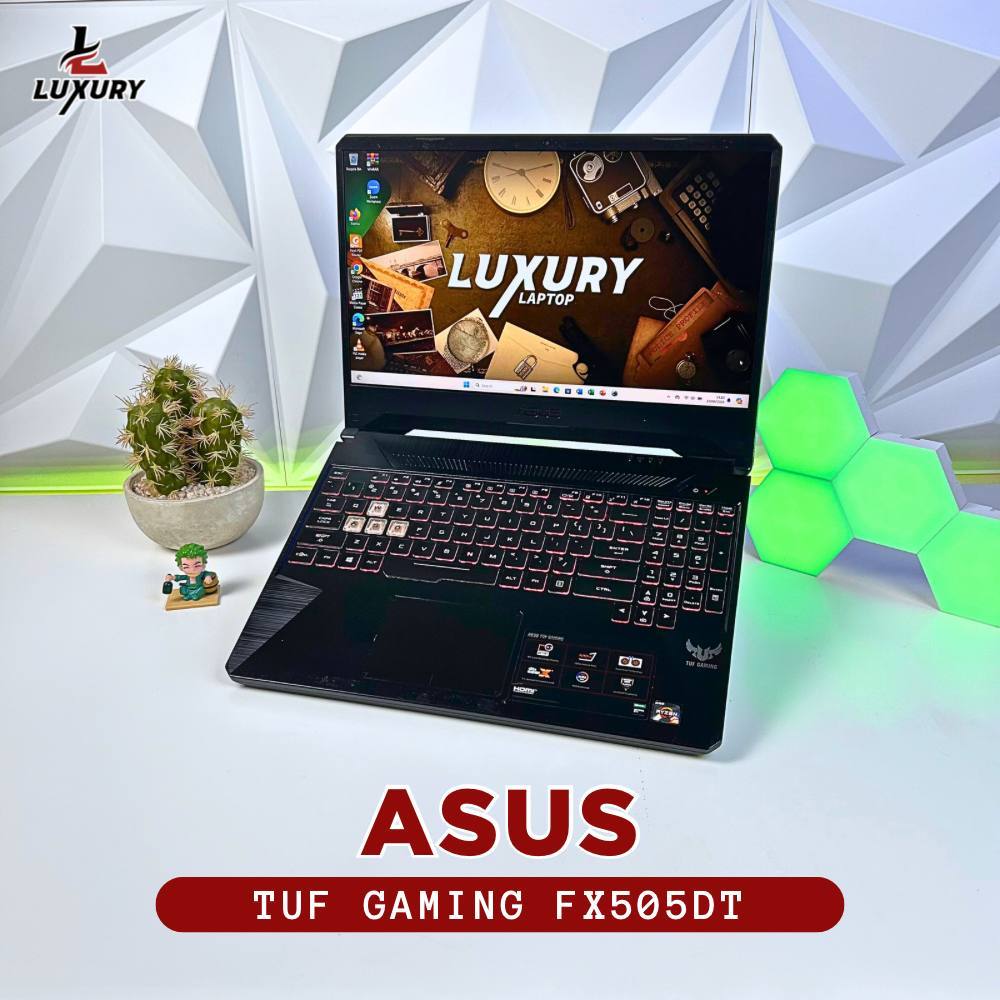 LAPTOP ASUS TUF GAMING FX505DT RYZEN 5 NVIDIA GTX 1650 RAM 16GB SSD 256GB LAYAR 144Hz BACKLIGHT SECO