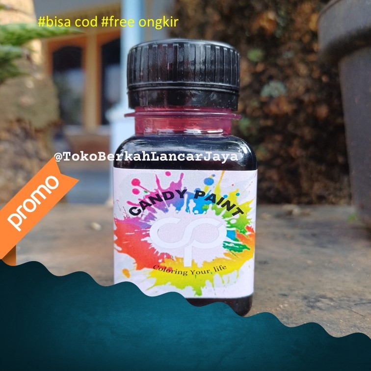 (OLES) 50 ML CANDY PAINT Cat Chrome Candy Paint Cat Pelapis Velg Candy Chrome Cat Oles Chrome Candy