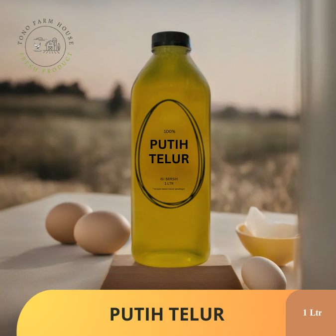 

Putih Telur Ayam Fresh / Beku 1 Liter