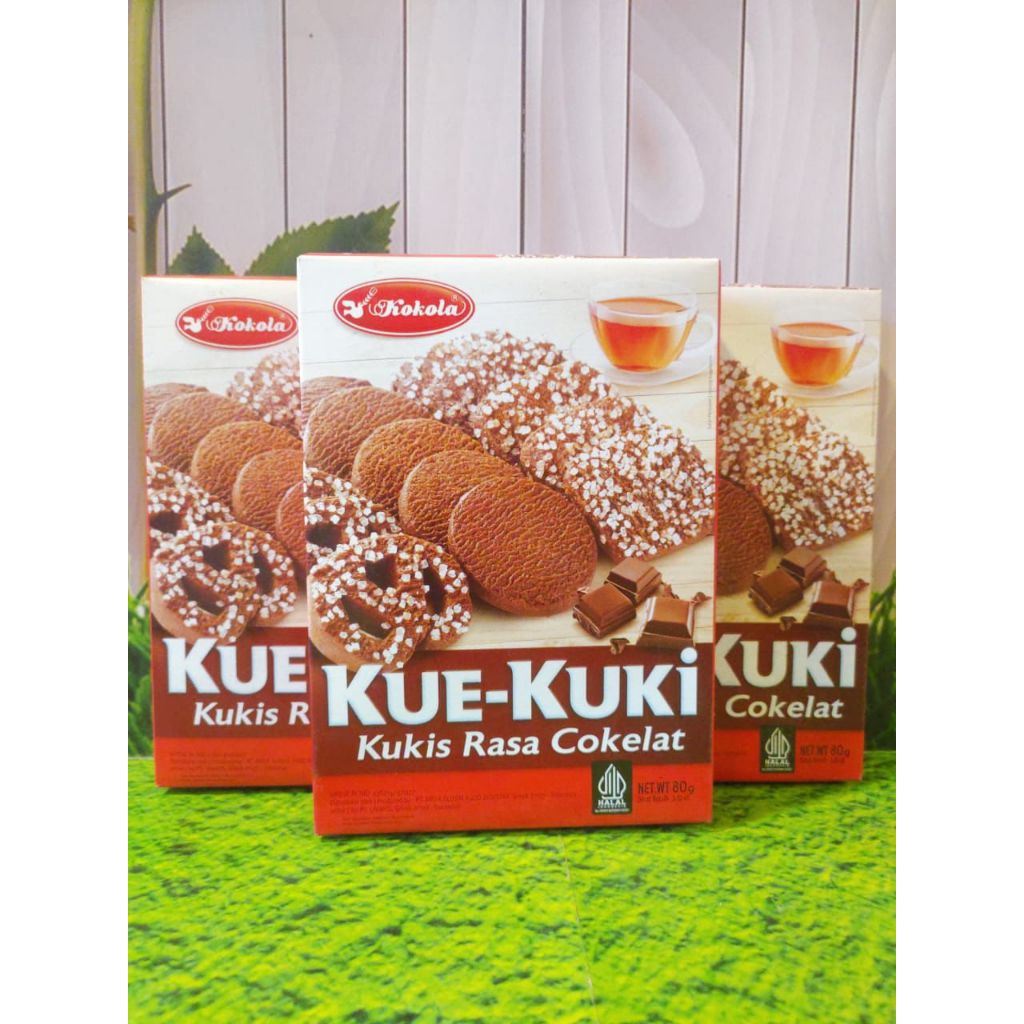 

KUE KUKI CHOCOLATE 80GR/ KUKIS RASA COKLAT/ KUE KERING/ CHOCOLATE/ COOKIES CHOCOLATE/ KOKOLA