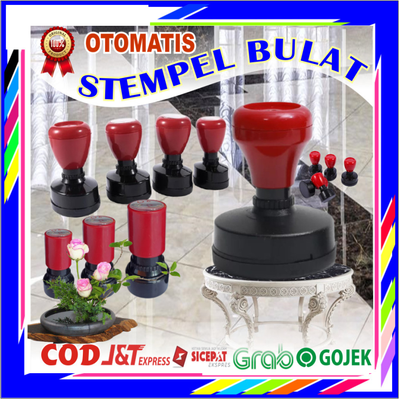 

STEMPEL WARNA OTOMATIS FLASH WARNA CAP TOKO KANTOR SERBAGUNA - KECIIL 17-23-25