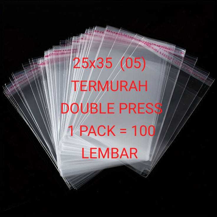 

25x35 05 23 MICRON | PALSTIK OPP SEAL KERUDUNG BAJU ANAK GARMEN 100 PCS