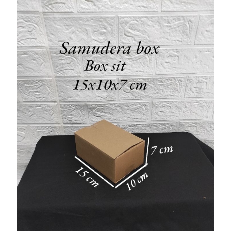 

kardus karton box uk 15x10x7 cm ST sheet singgle wall polos