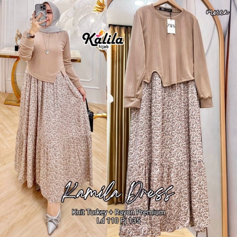 Kamila dress knit Turkey+rayon