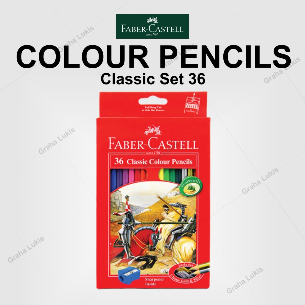 

Faber Castell Classic Colour Pencils set 36