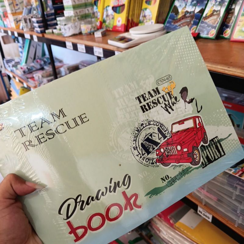 

Buku gambar kiky 20x30CM murah 1 pack (5buku)