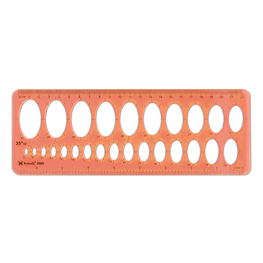 

PENGGARIS SABLON / GARISAN CETAKAN / PENGGARIS CETAKAN ELLIPSE OVAL / STENCIL BUTTERFLY BT2080