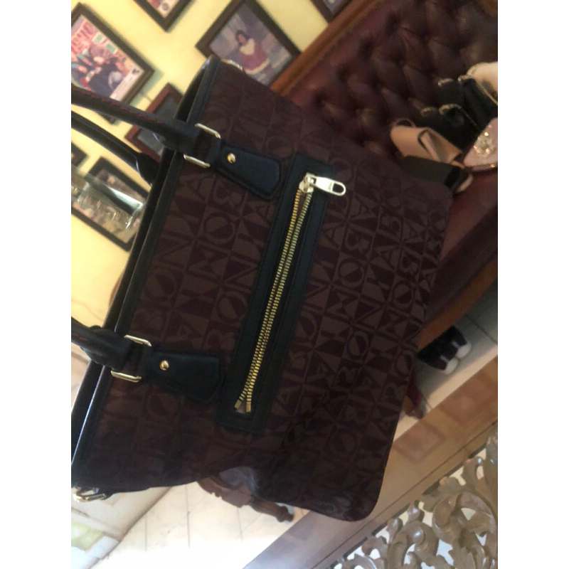 preloved tas bonia original lengkap tag dan dust bag ada tali panjang