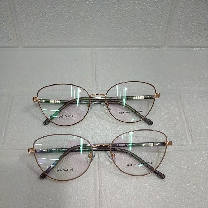 Frame kacamata wanita mata kucing cat eyes stainless 1208