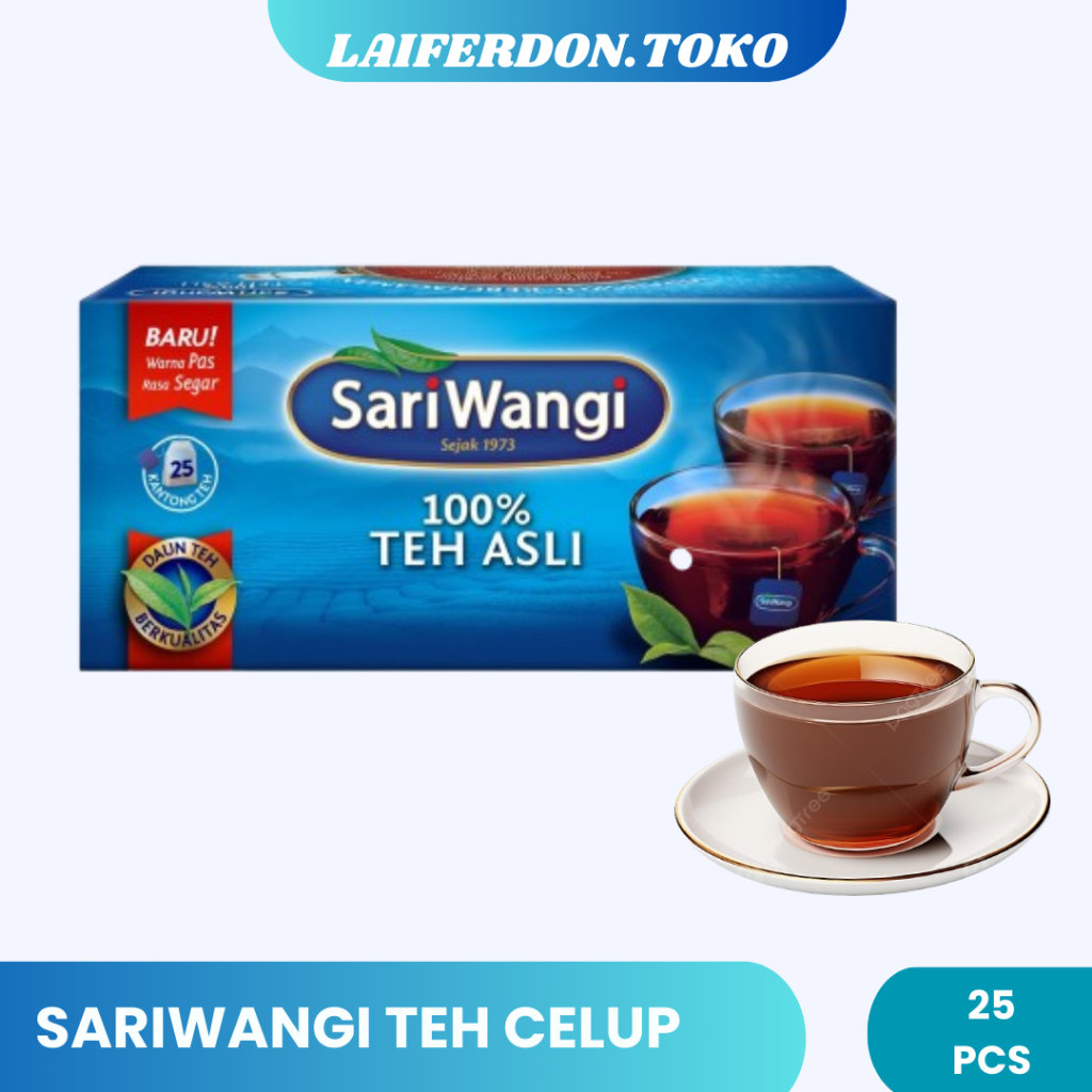 

Teh Sariwangi Celup 1 kotak isi 25 Asli