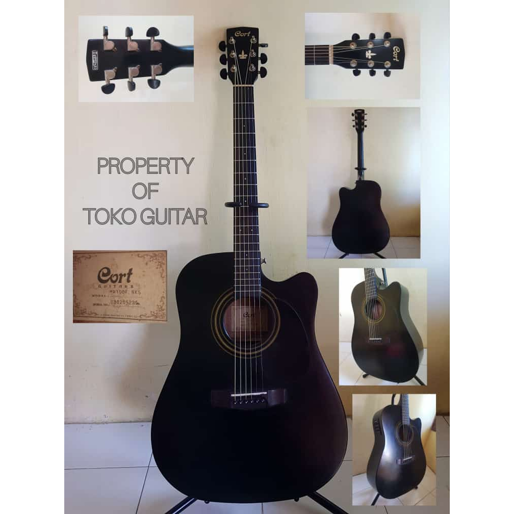 GITAR CORT MR100F BKS (SOLID SPRUCE TOP) ORIGINAL