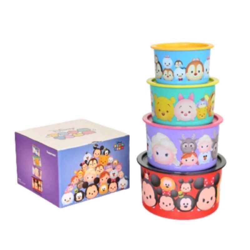 tupperware ori karakter tsum tsum canister