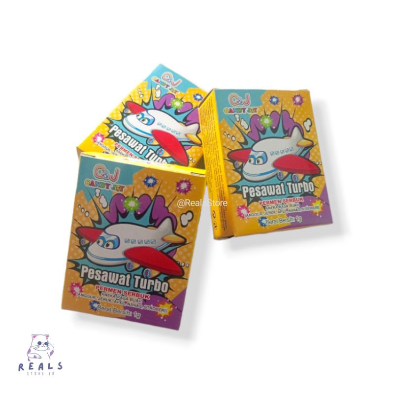 

C&J Pesawat Turbo permen serbuk