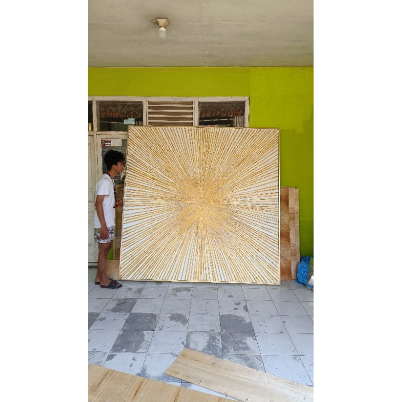 lukisan abstrak jumbo asli buatan tangan