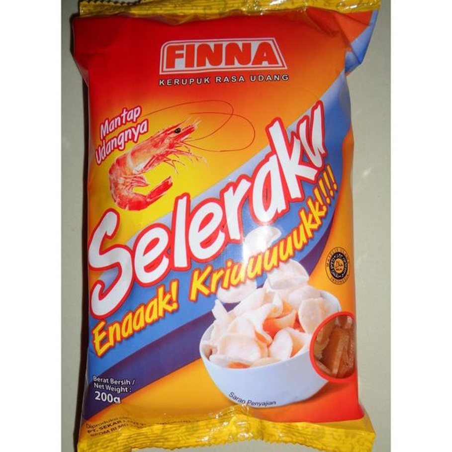 

FINNA KERUPUK SELERAKU 200gr