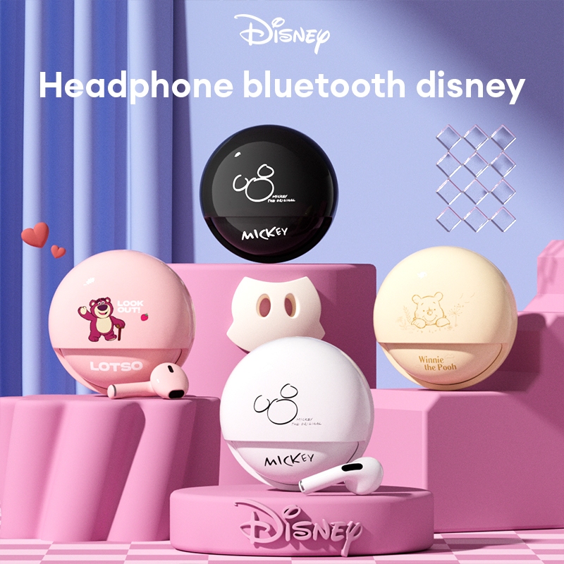 	 Disney Q76 TWS Wireless Bluetooth Earphones HIFI Stereo Sound Headsets Open Close Type With Mic	
