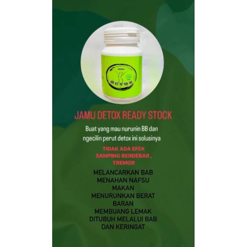 detox diet/ obat diet herbal/ aman BPOM