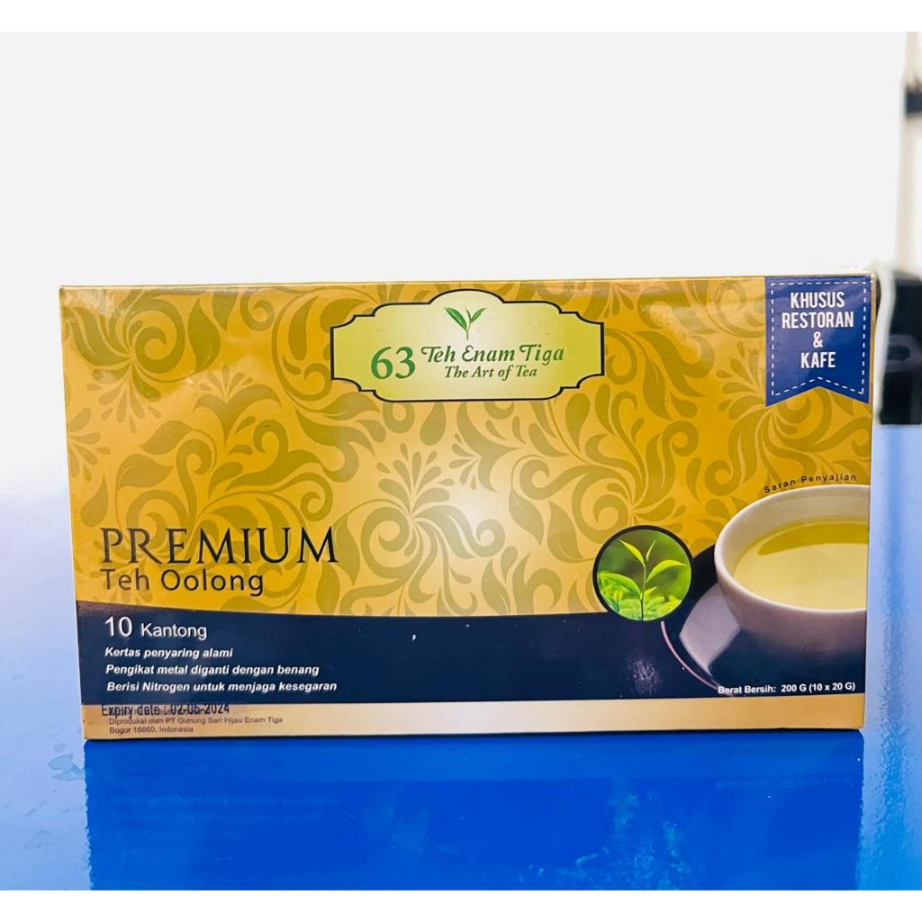 

Teh 63 Enam Tiga Premium Oolong Wheat Tea Isi 10 Tea Bags Bag Original