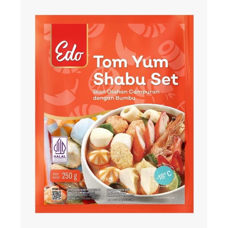 

Edo Tom Yum / Shabu - Shabu Kuah Tomyam / Bakso Ikan Mix | Berat Bersih 250gr