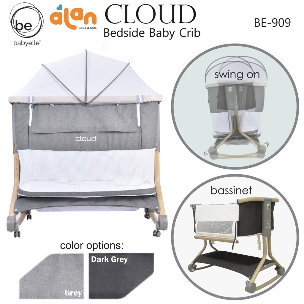 Babyelle Box Baby Cloud Motif Kayu BE-909