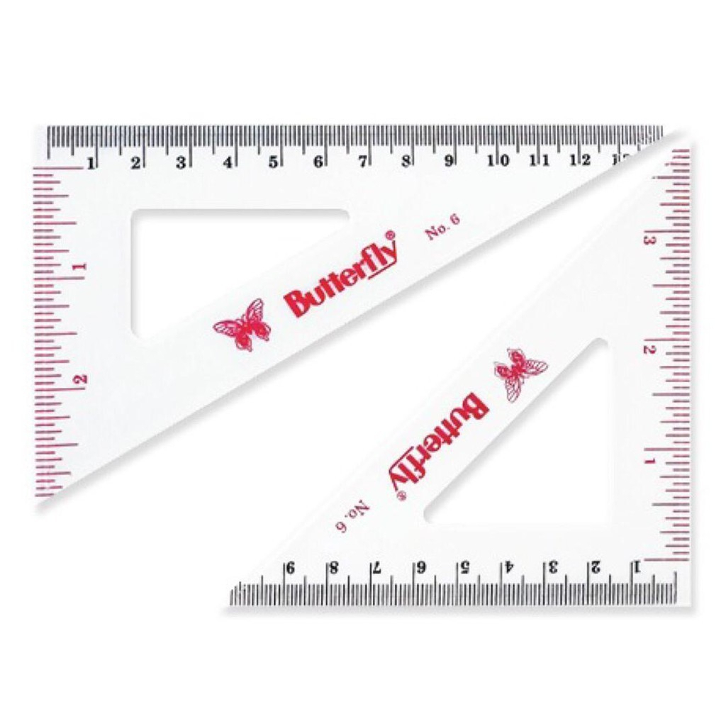 

RULER / GARISAN / TRIANGULAR RULER / PENGGARIS SEGITIGA BUTTERFLY 6