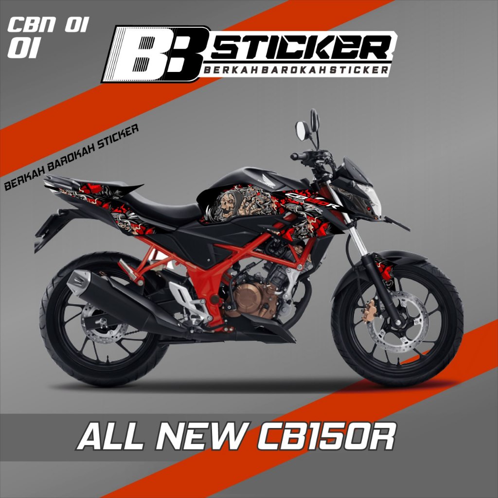 STRIPING VARIASI NEW CB - 150R FACELIFT BISA HOLOGRAM STIKER ALL NEW CB150R CBN 1