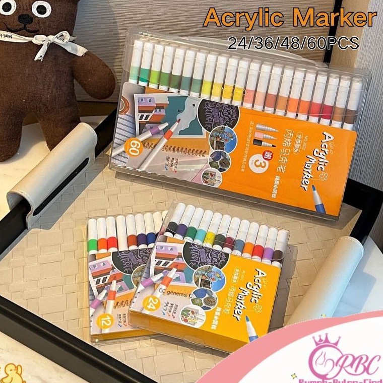 

Penjual Lokal2436486PCS Acrylic Marker DIY Pena Warna Lukisan Spidol Keramik Pena Berbasis Air Spidol Akrilik KODE J3L8