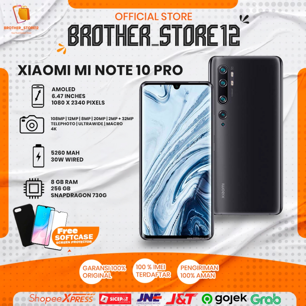 xiaomi mi note 10 pro second original