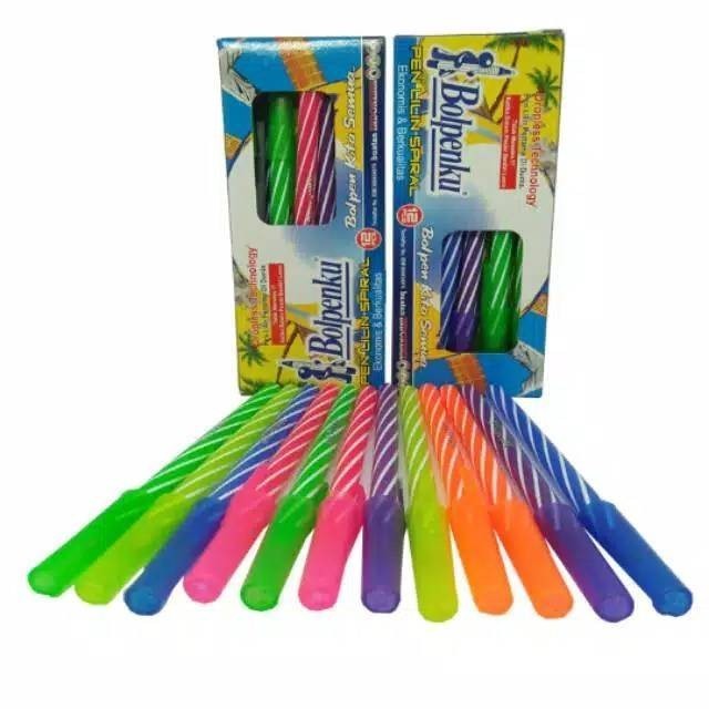 

Pen Pulpen Bolpenku Spiral Gel Desain Lilin Murah (Per 12 Pcs)