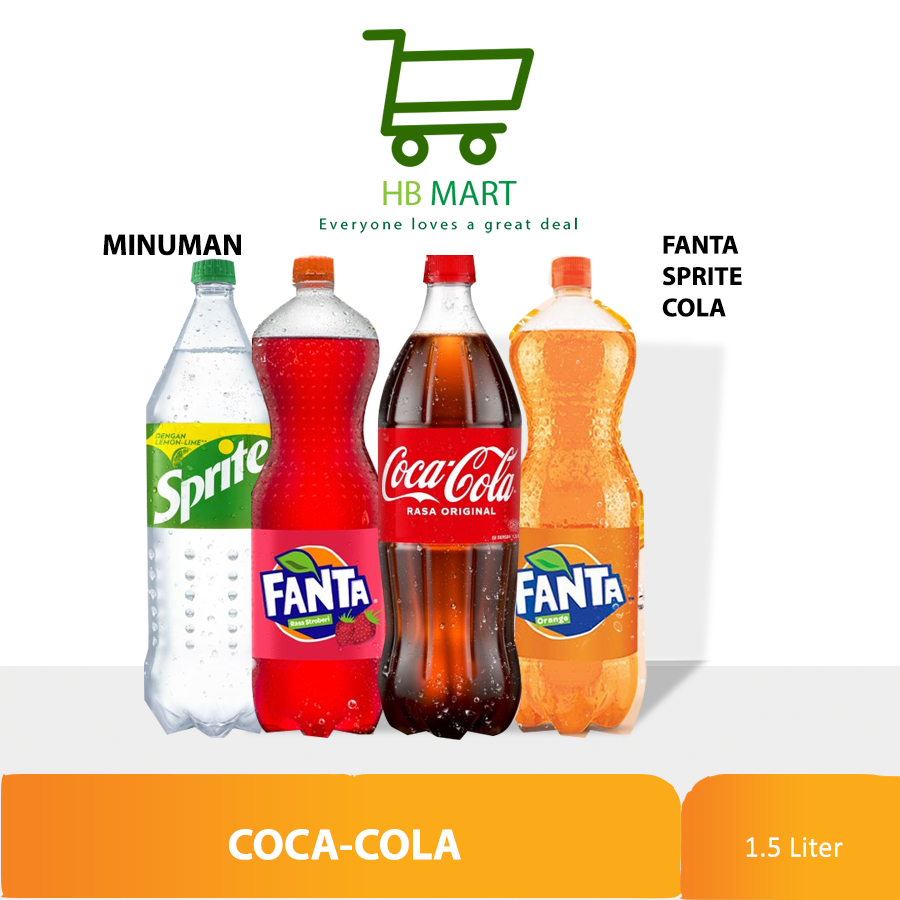 

KHUSUS OJOL Fanta / Coca Cola Original / Sprite Botol 1 Liter 1 Dus isi 12 Btl