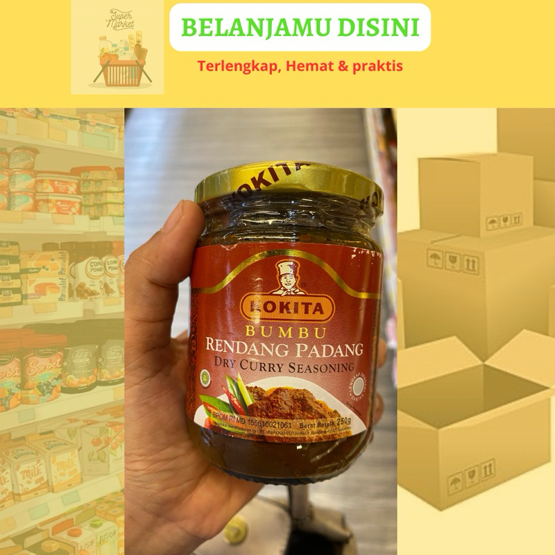 

KOKITA BUMBU RENDANG PADANG 250 gram/siap pakai