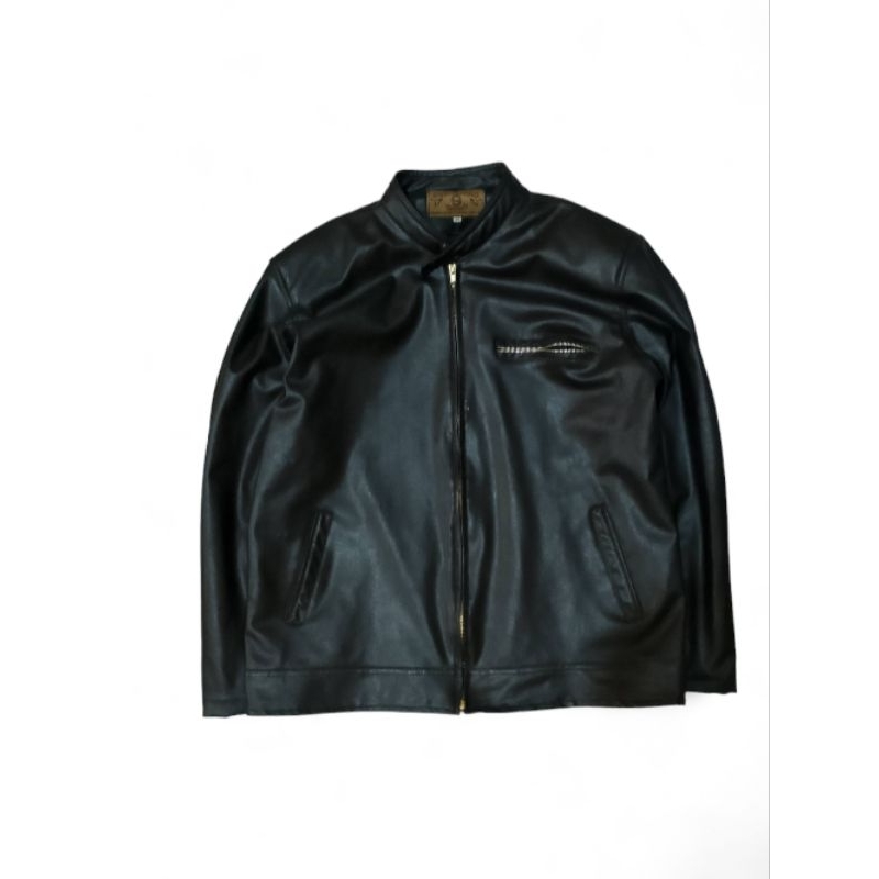 jaket kulit armani jeans